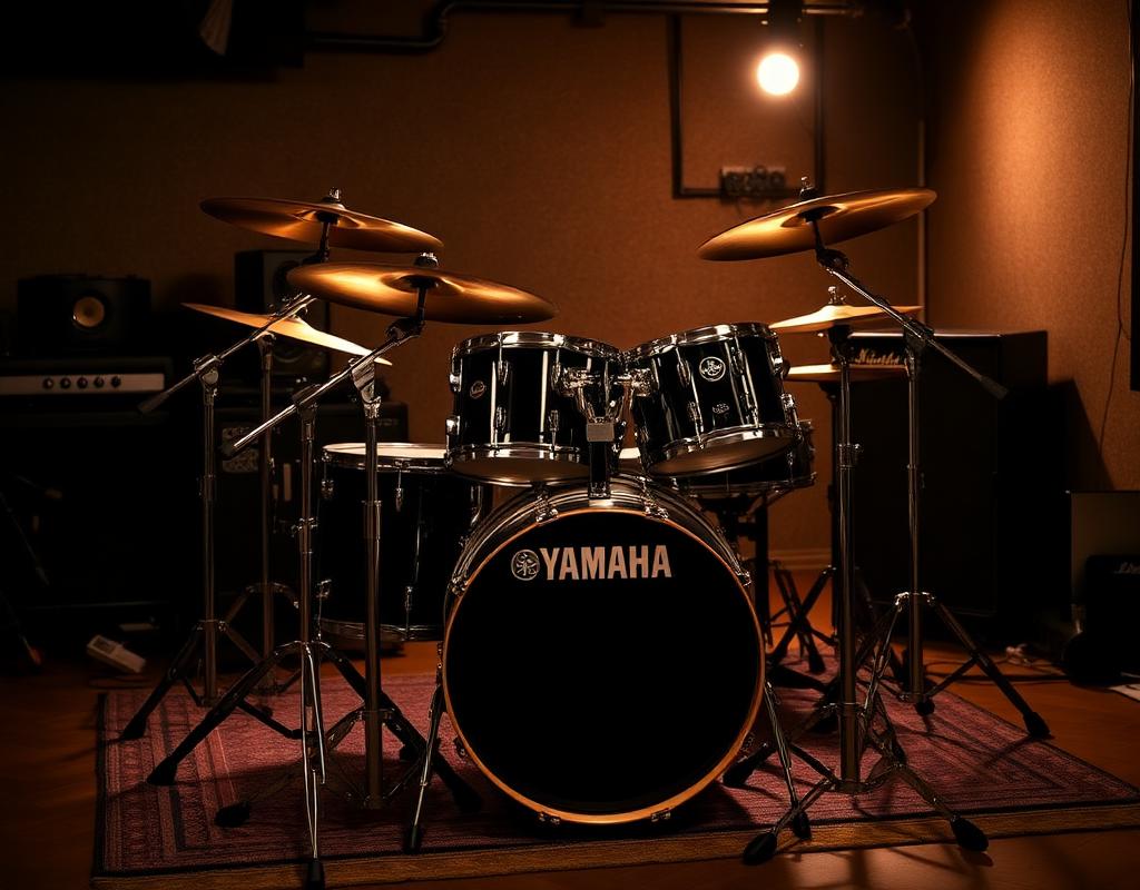 Yamaha Stage Custom Schlagzeug in schwarz